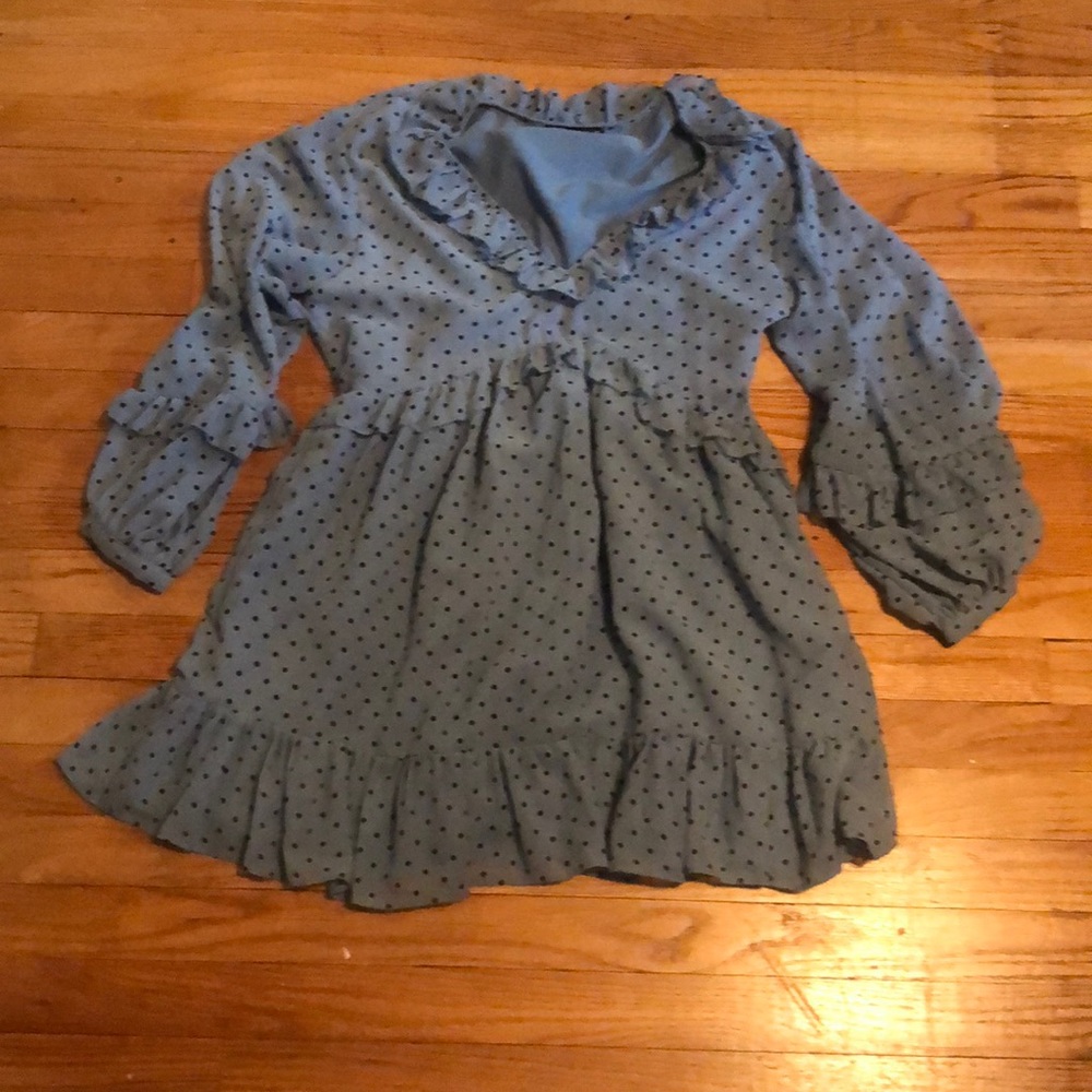 SOLD ** Zara polka dot ruffled  ** SOLD